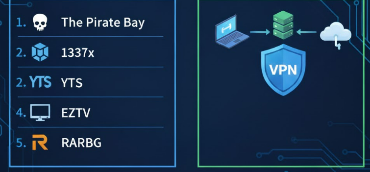 2025年最好用的5个BT种子下载网站及最佳种子下载VPN推荐
