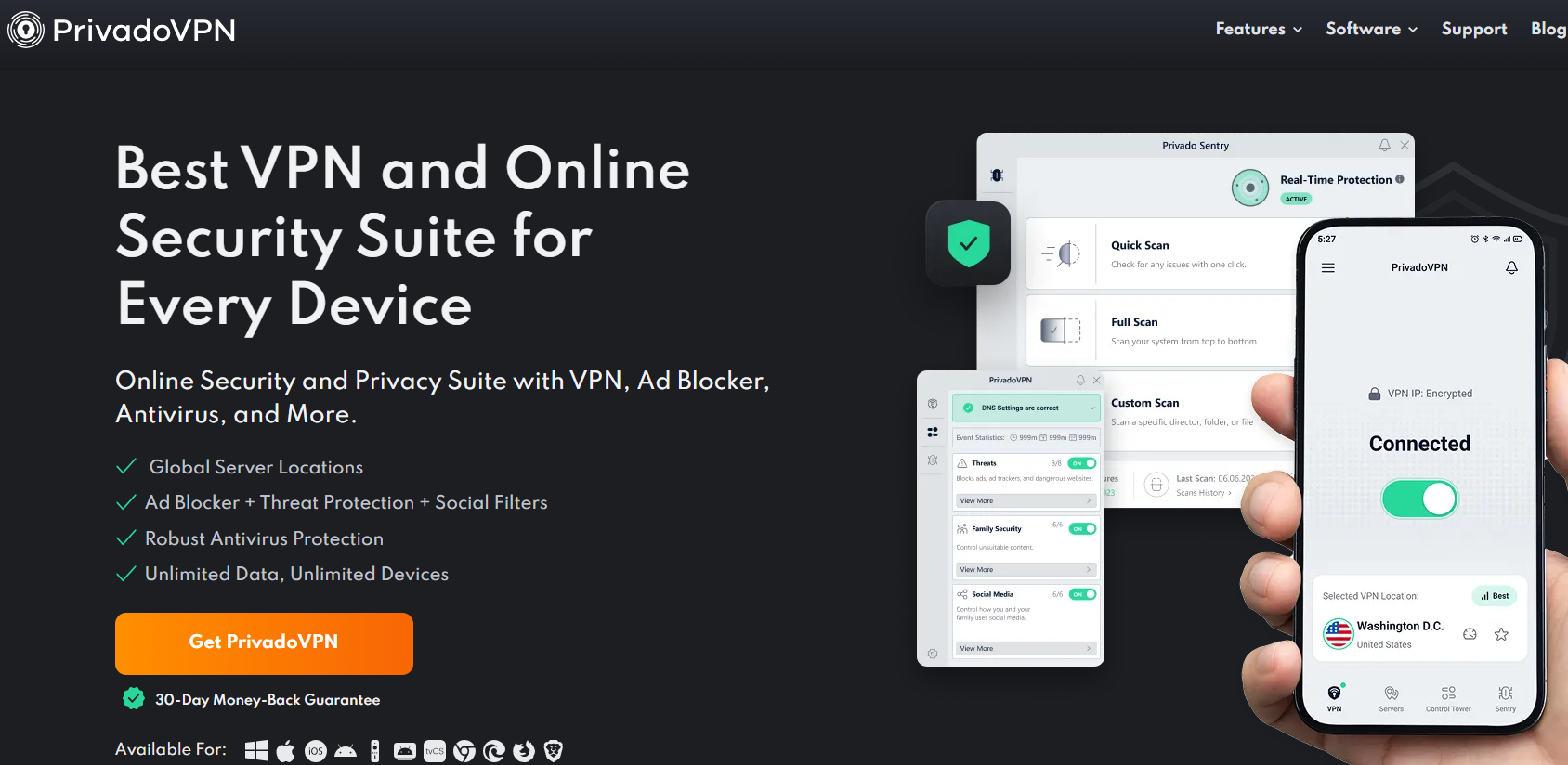 2026好用免费VPN推荐：PrivadoVPN 瑞士隐私不限速评测