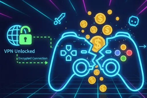 2026年Steam游戏“骨折价”指南：VPN如何帮你安全“跨区”买Key？(附G2A/CDKeys推荐)