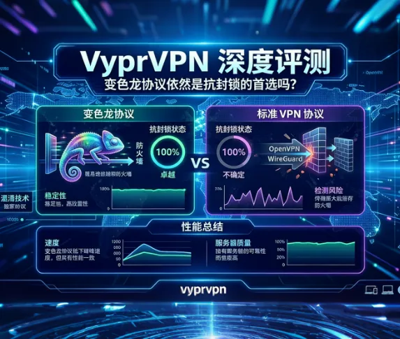 2026 VyprVPN 深度评测：变色龙协议依然是抗封锁的首选吗？