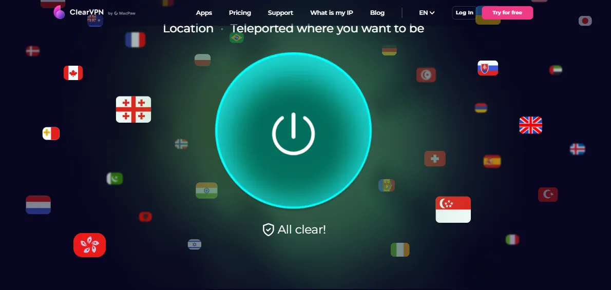 2026 ClearVPN 评测：MacPaw颜值天花板，Setapp免费福利到底好用吗？